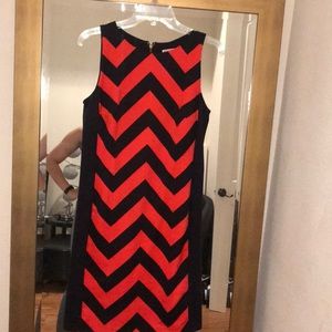 Red and blue Michael Kors dress